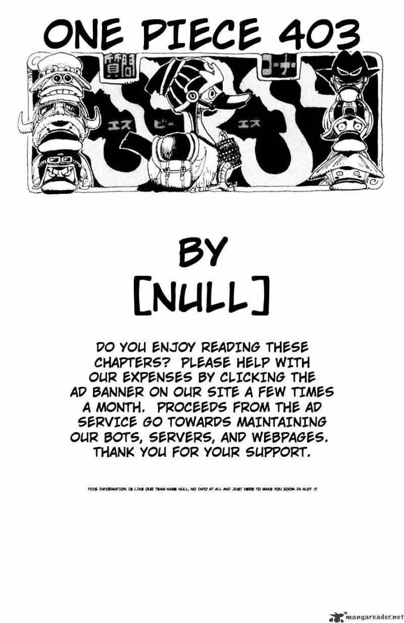 One Piece, chapter 403 image 20