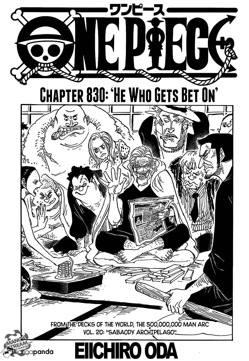 One Piece, chapter 830 image 01