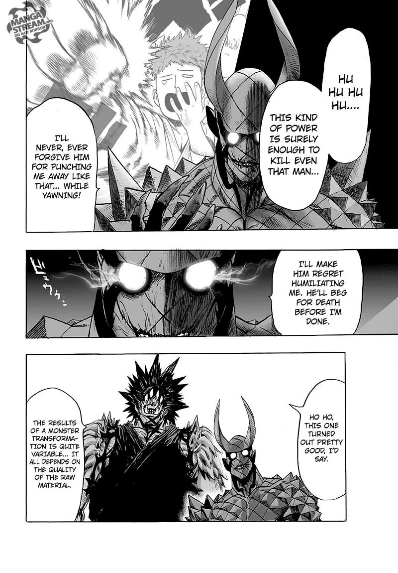 One Punch Man, Chapter 72.1 Monster Transformation image 21