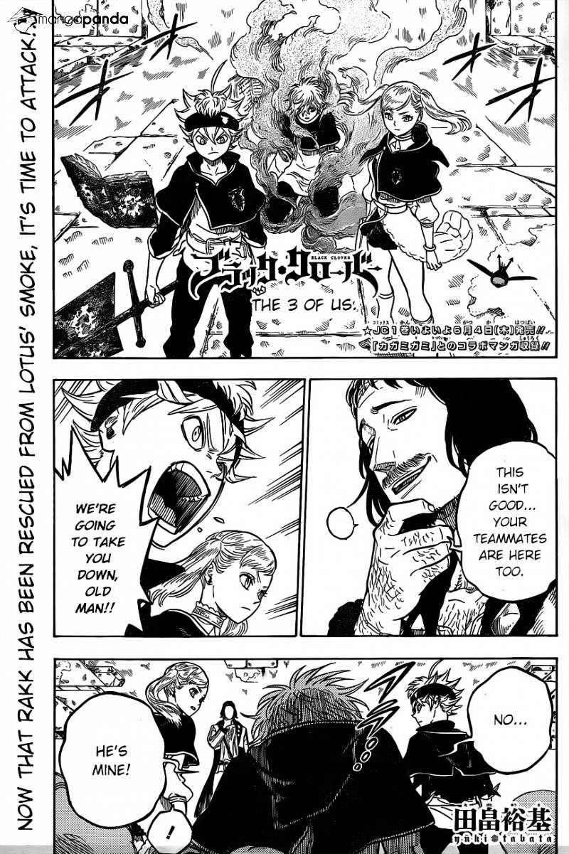 Black Clover, Chapter 15  The Three Of Us image 01