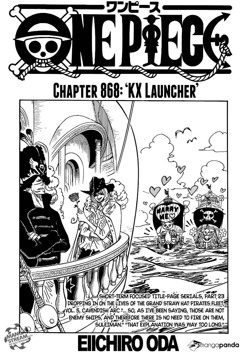 One Piece, chapter 868 image 01