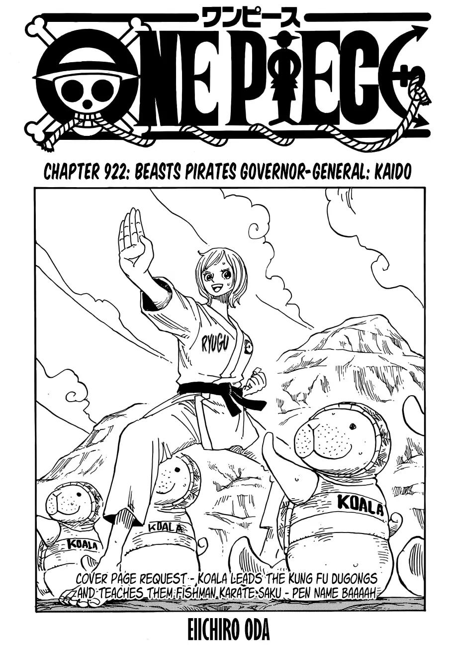 One Piece, chapter 922 image 01