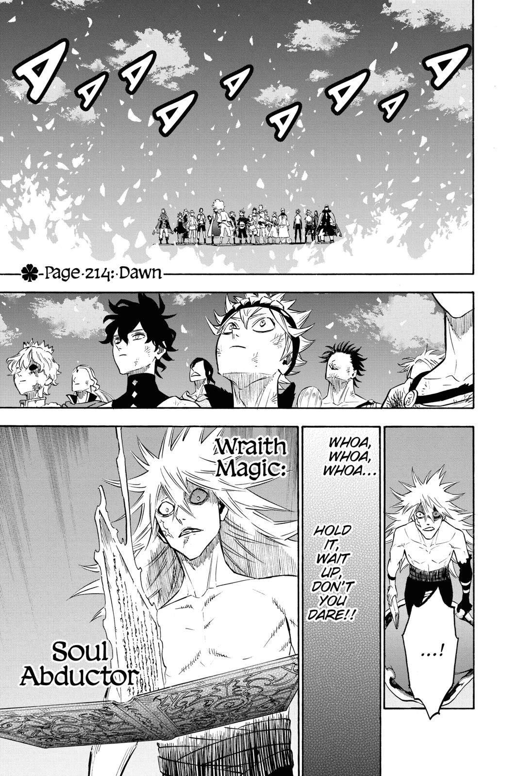 Black Clover, Chapter 214 image 01