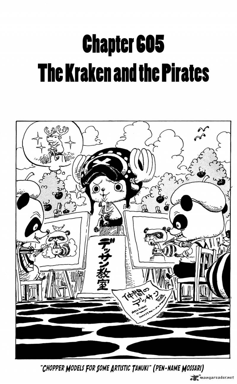 One Piece, chapter 605 image 01
