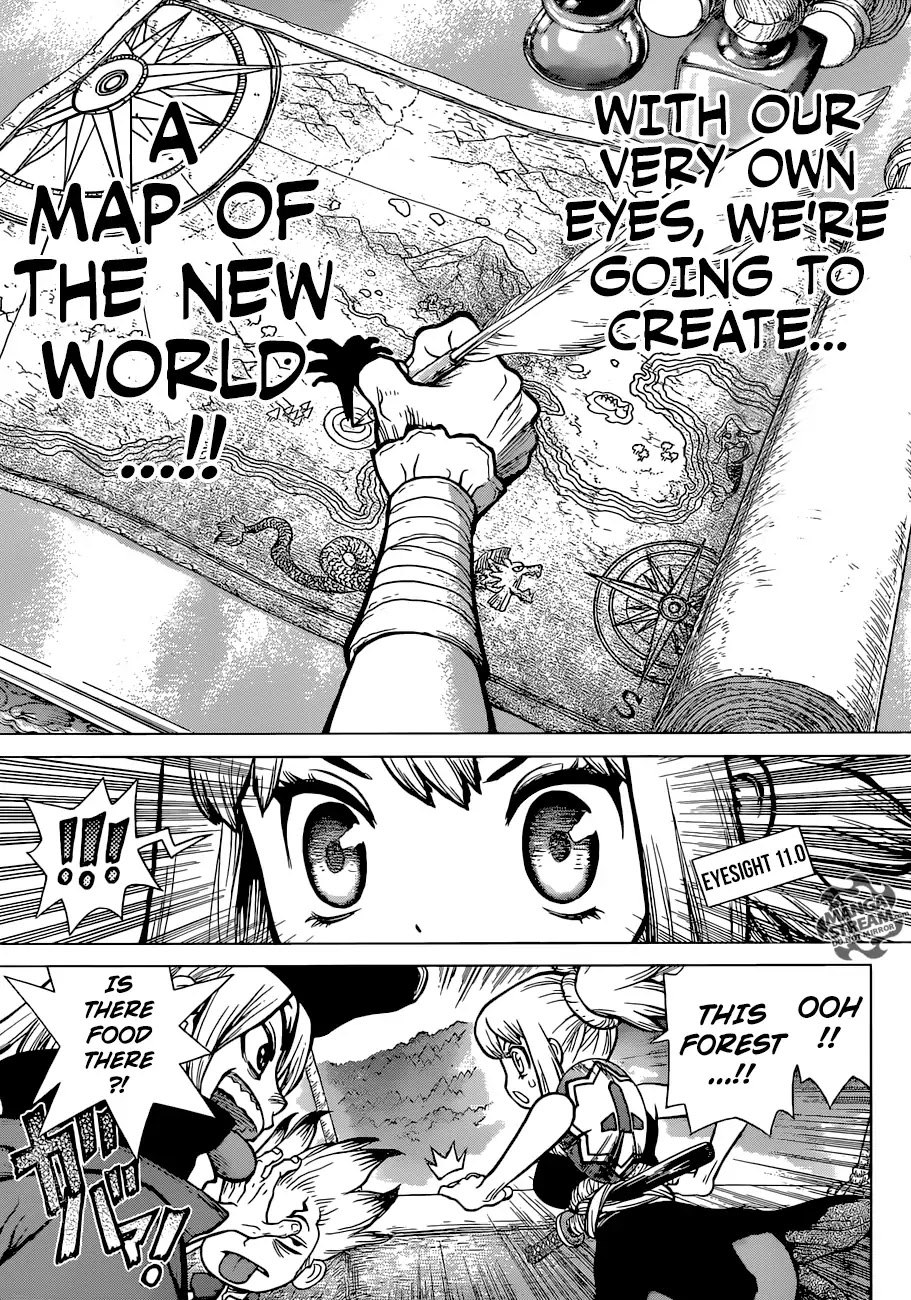Dr.Stone, Chapter 90 New World Map image 07
