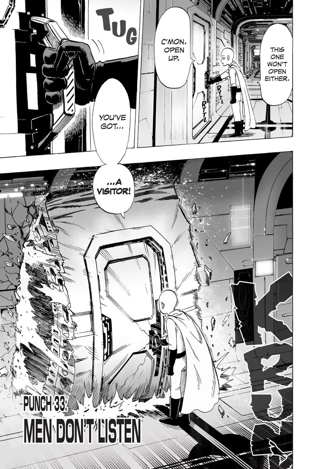 One Punch Man, Chapter 33 Men Who Don T Listen image 01