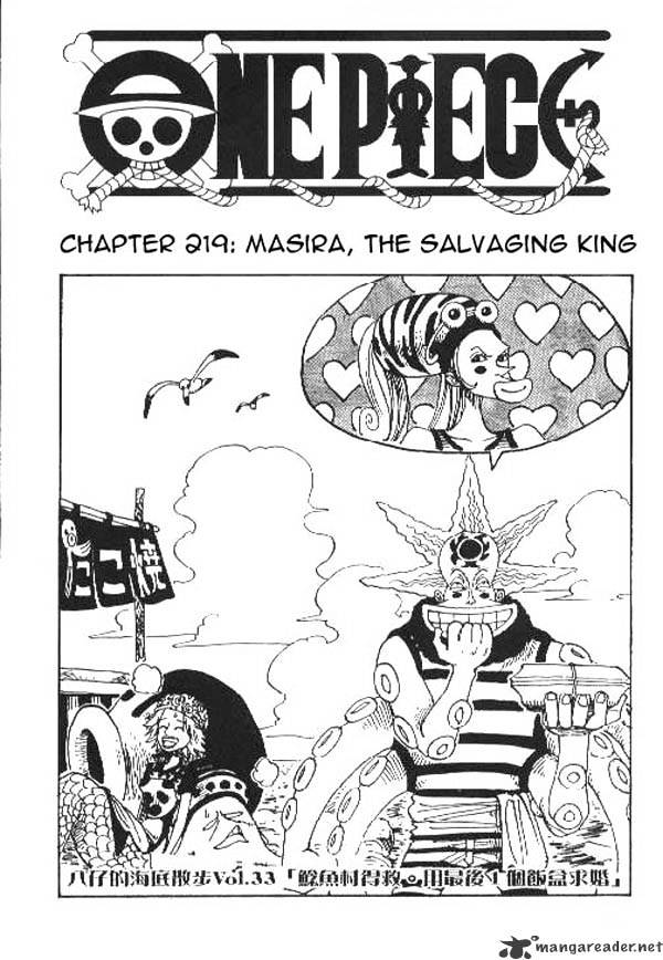 One Piece, chapter 219 image 01