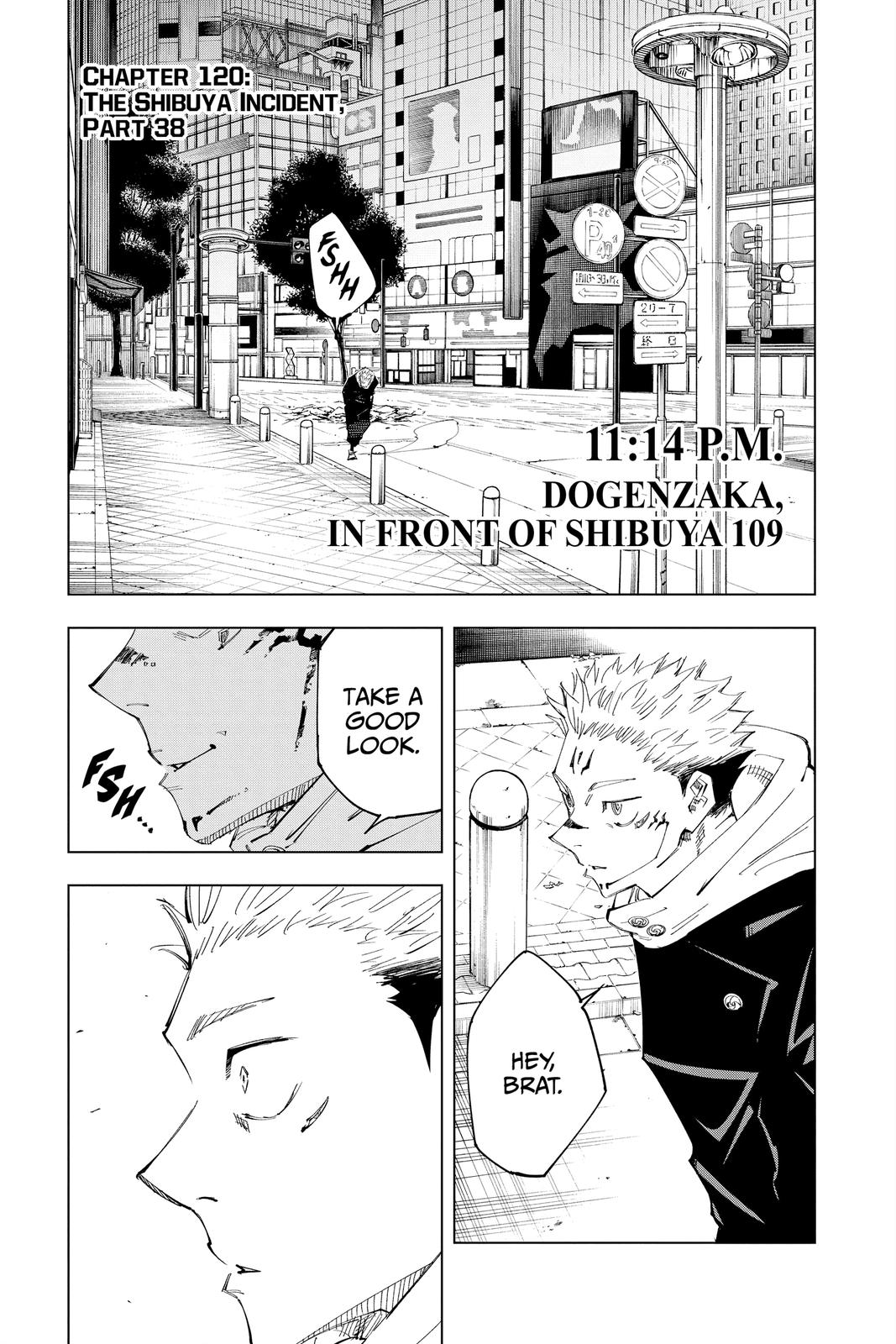 Jujutsu Kaisen, Chapter 120 image 01