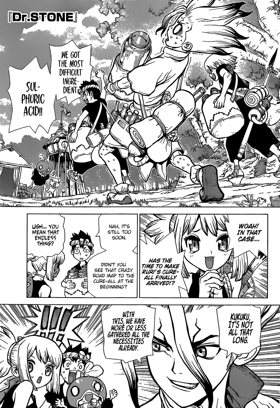 Dr.Stone, Chapter 33  Dangerous Medicine image 01