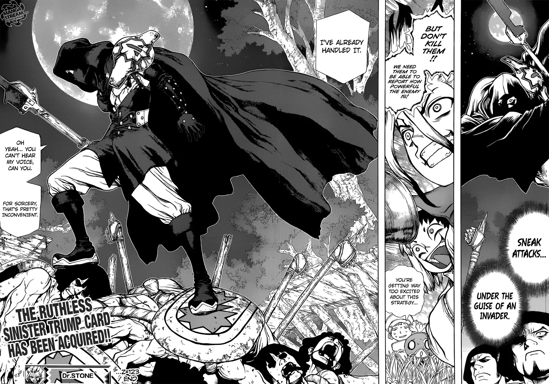 Dr.Stone, Chapter 123 The Battle of Wits