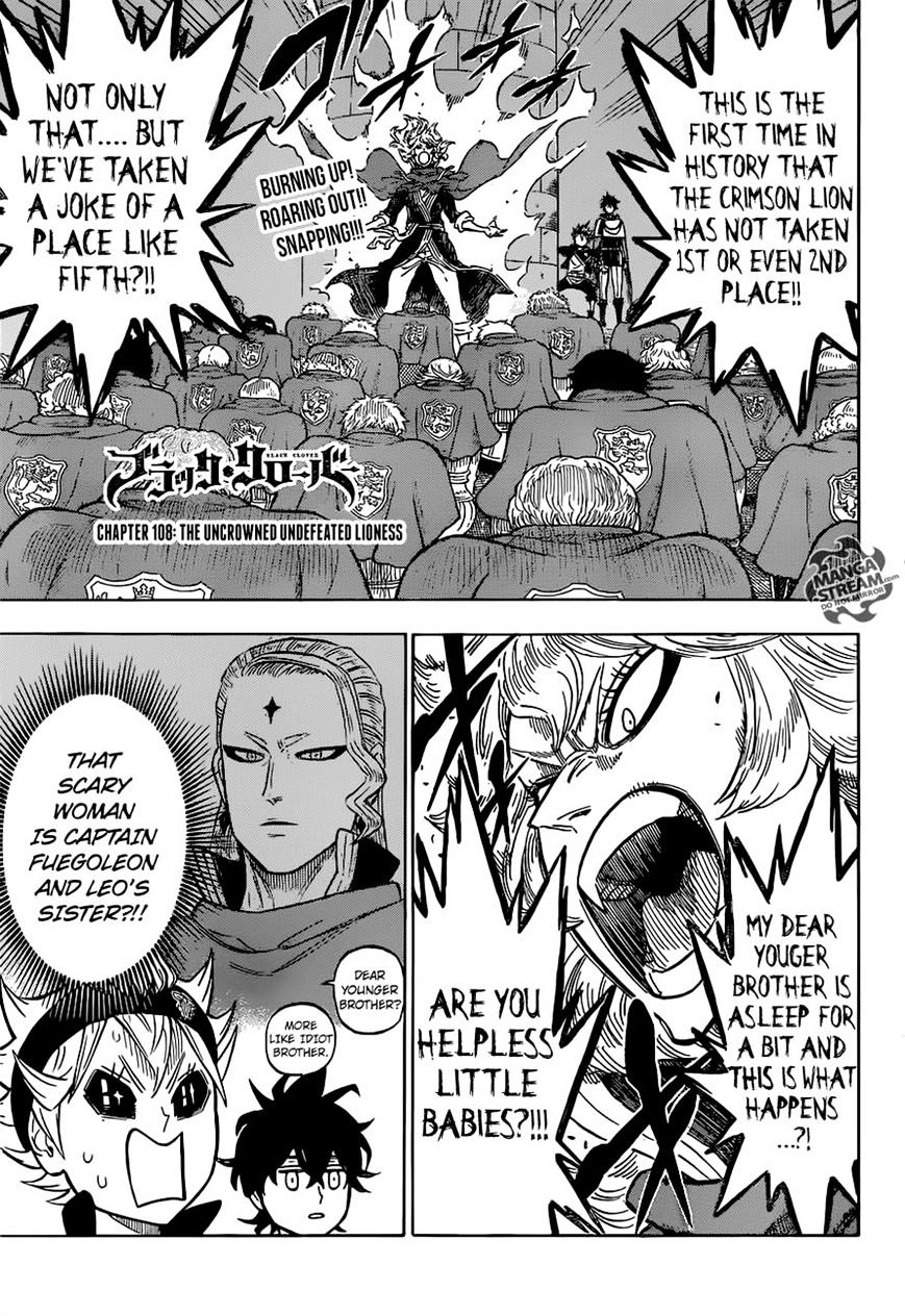 Black Clover, Chapter 108 image 01