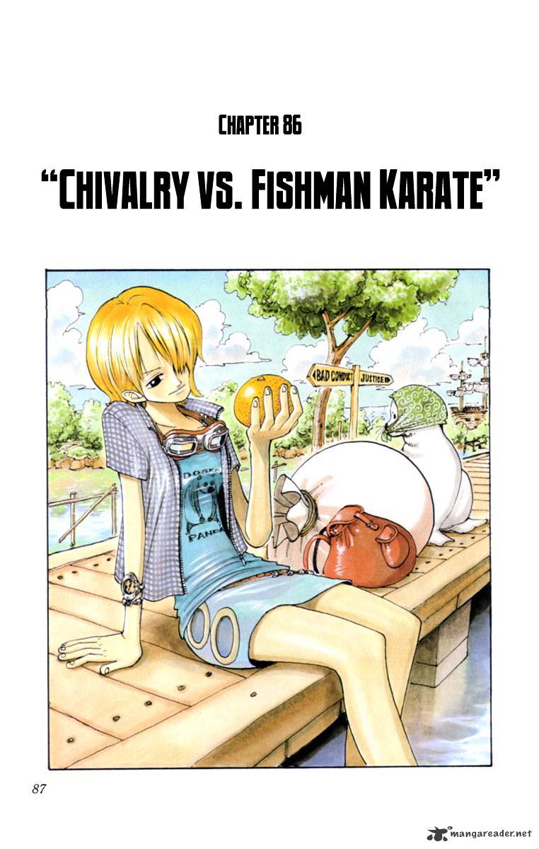 One Piece, chapter 86 image 01