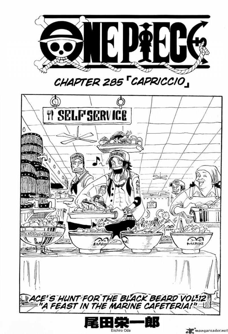 One Piece, chapter 285 image 01