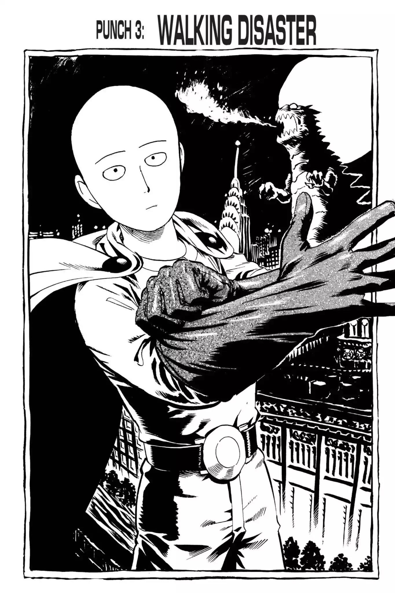 One Punch Man, Chapter 3 Walking Disaster image 01