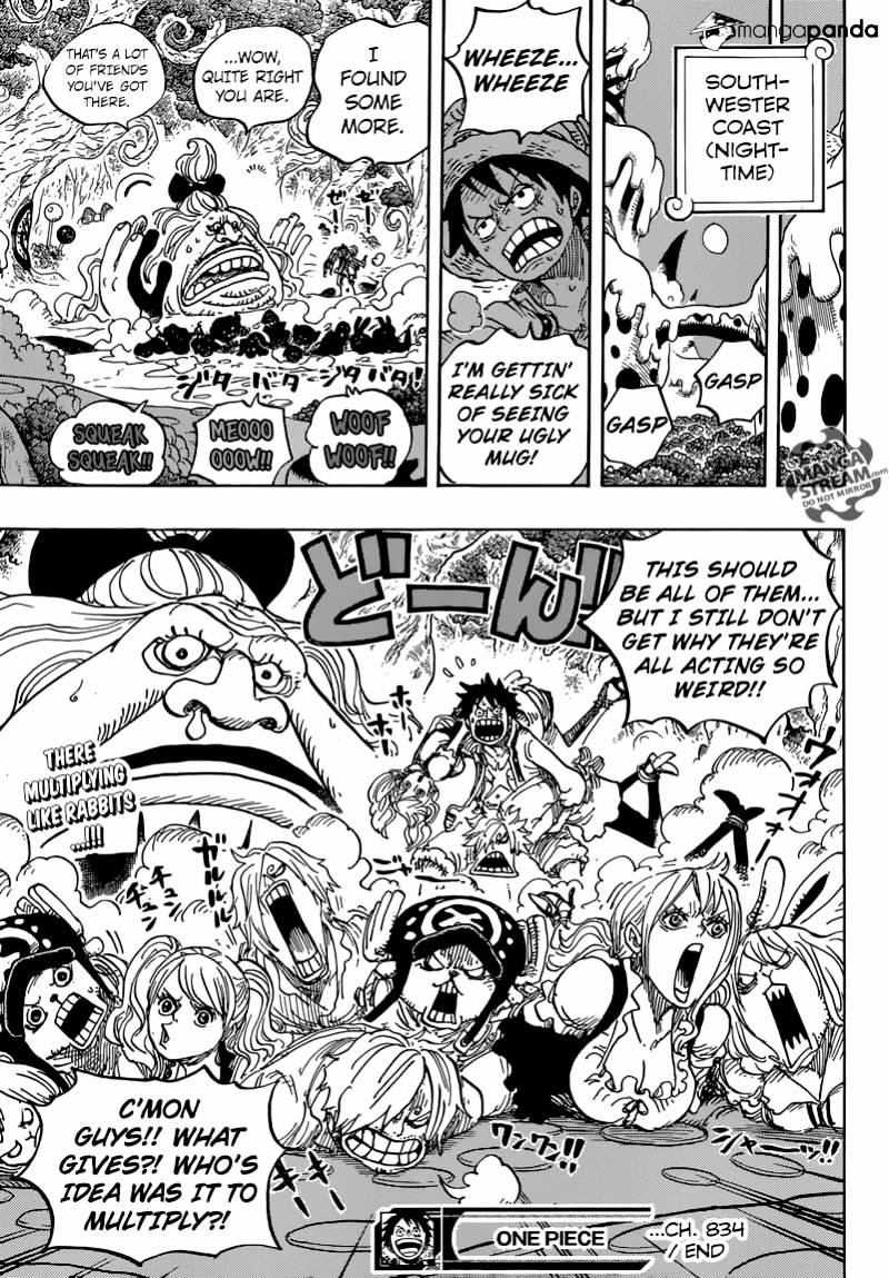 One Piece, chapter 834 image 19