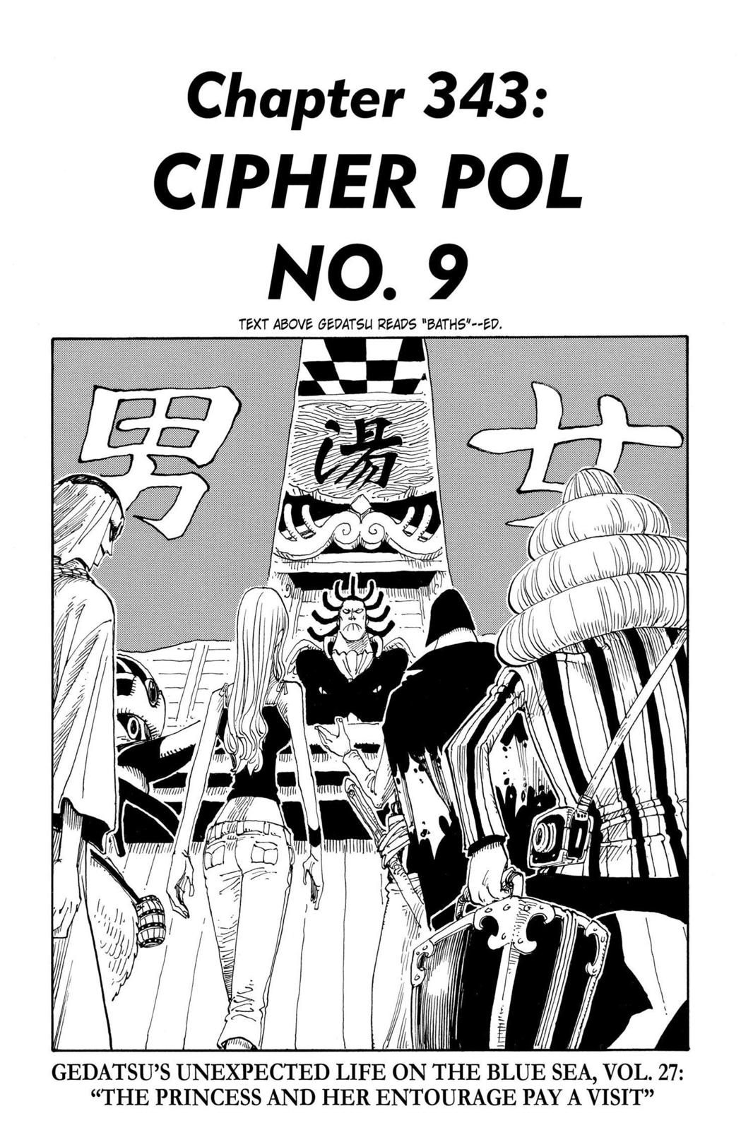 One Piece, Chapter 343 image 01