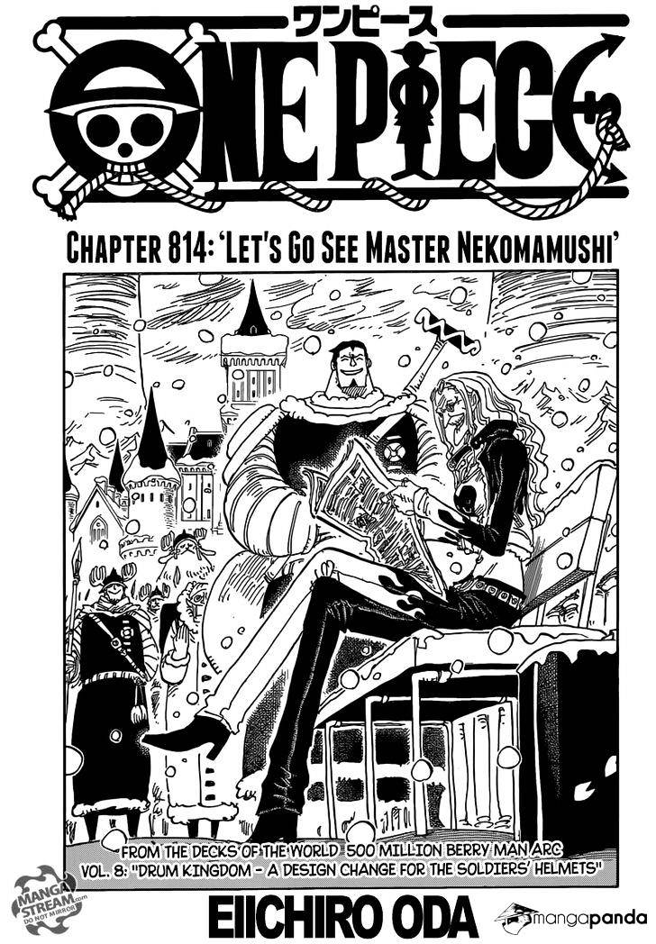 One Piece, chapter 814 image 01