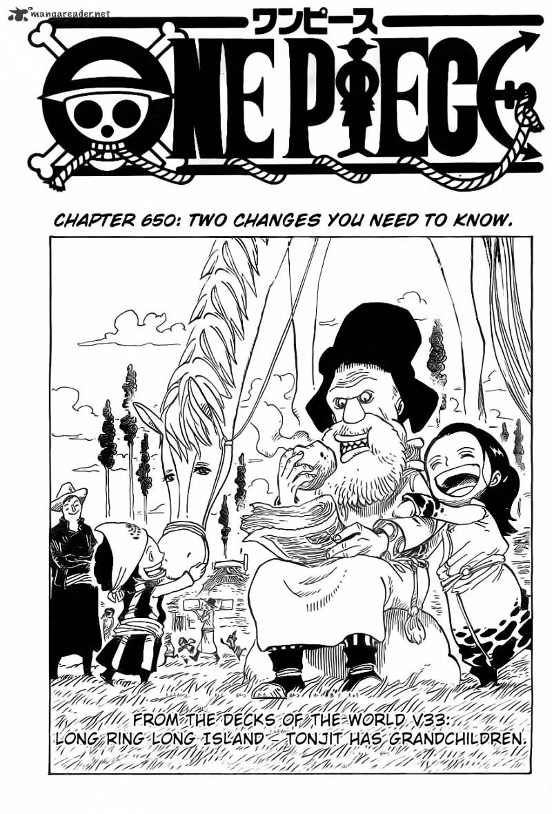 One Piece, chapter 650 image 01