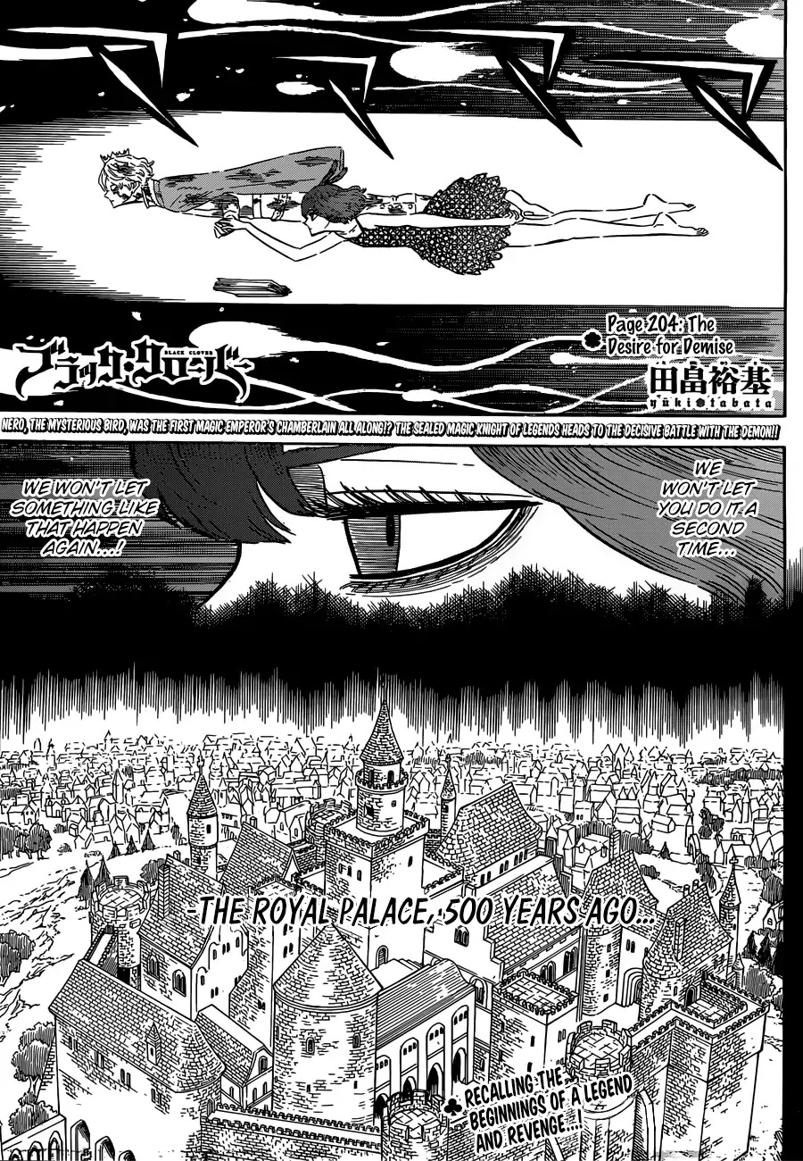 Black Clover, Chapter 204 The Desire For Demise image 01