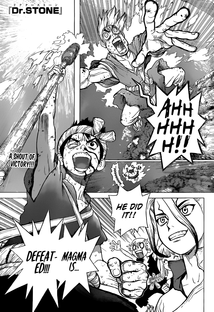 Dr.Stone, Chapter 39  and the winner is image 01