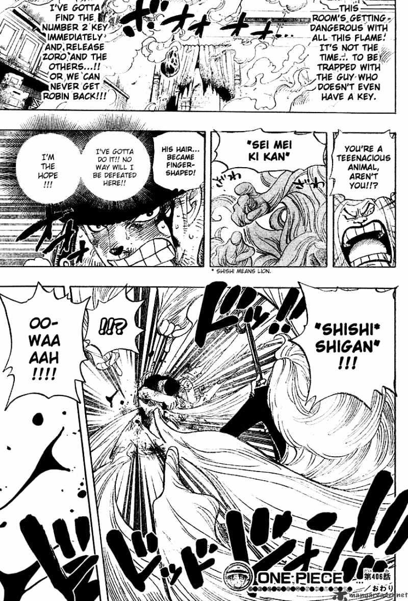 One Piece, chapter 406 image 18