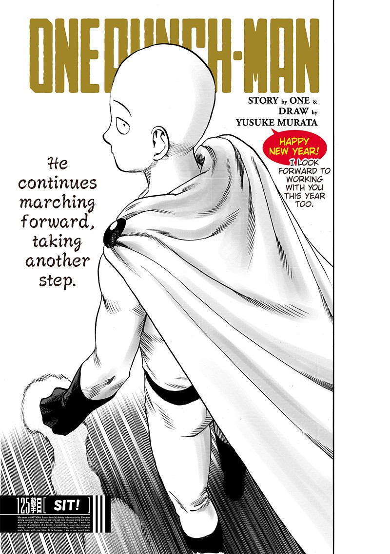 One Punch Man, Chapter 125 Sit! image 01