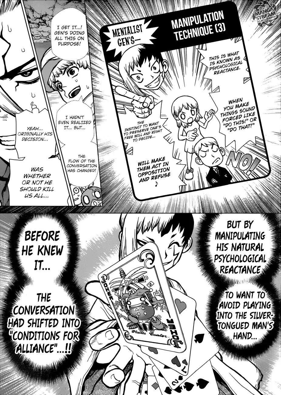 Dr.Stone, Chapter 123 The Battle of Wits