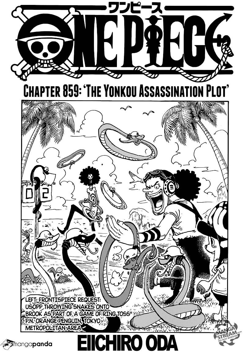 One Piece, chapter 859 image 01