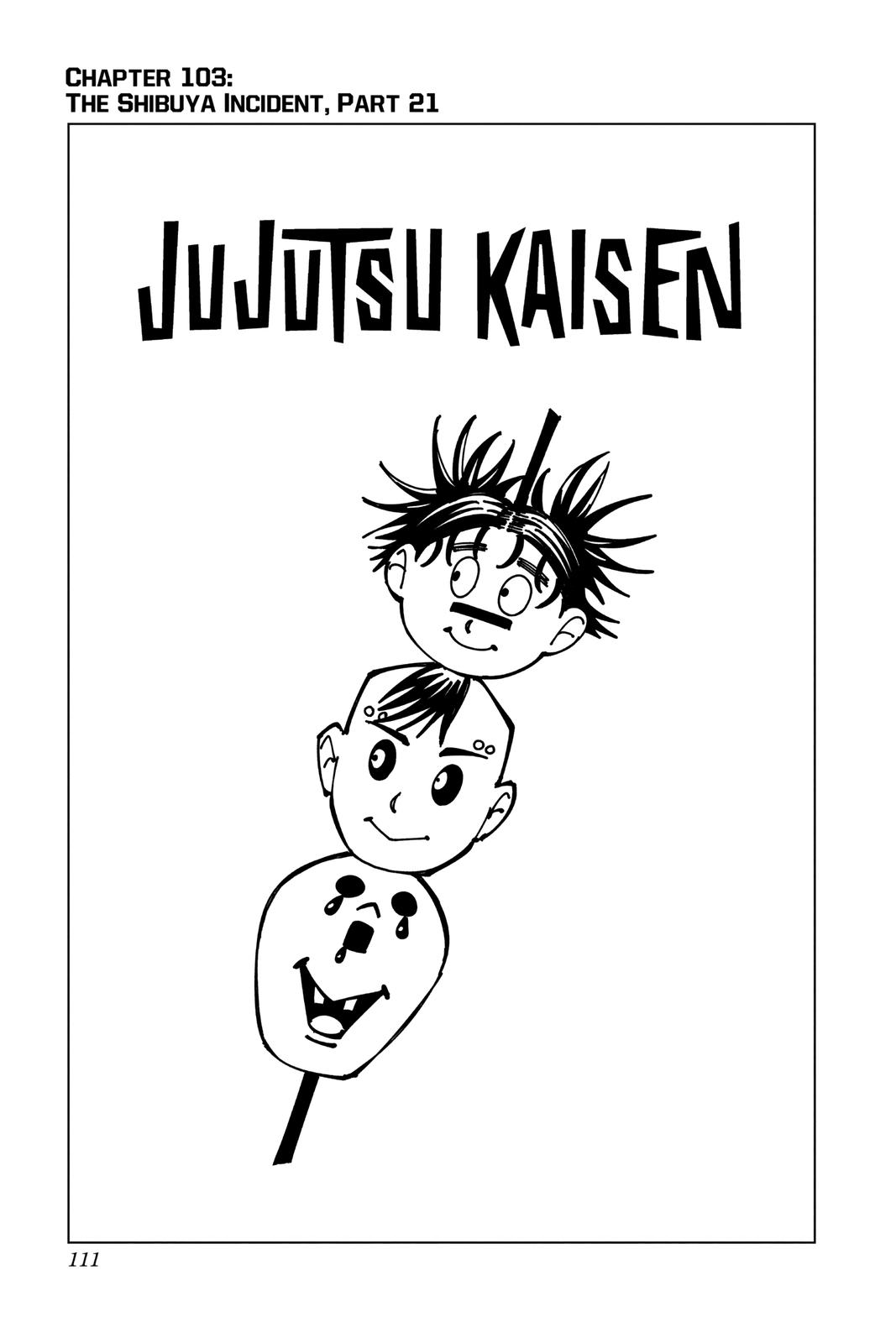 Jujutsu Kaisen, Chapter 103 image 01