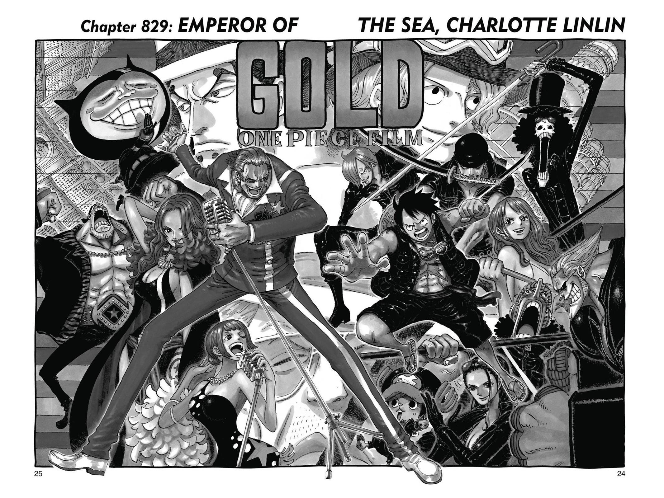 One Piece, Chapter 829 image 01
