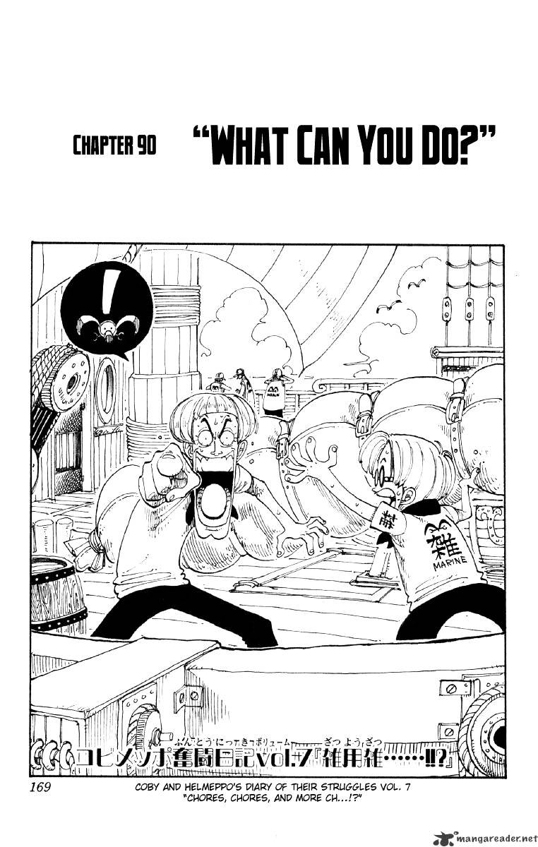 One Piece, chapter 90 image 01