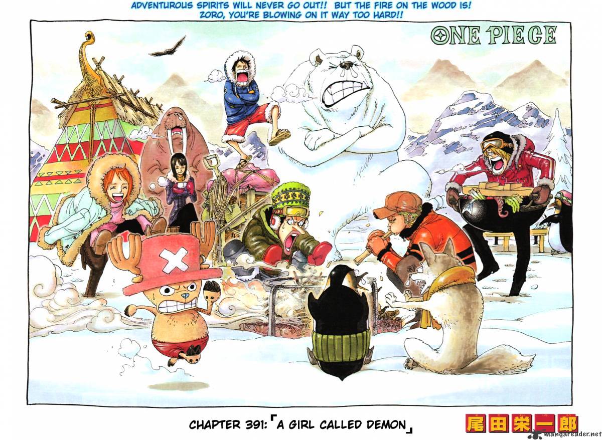One Piece, chapter 391 image 01