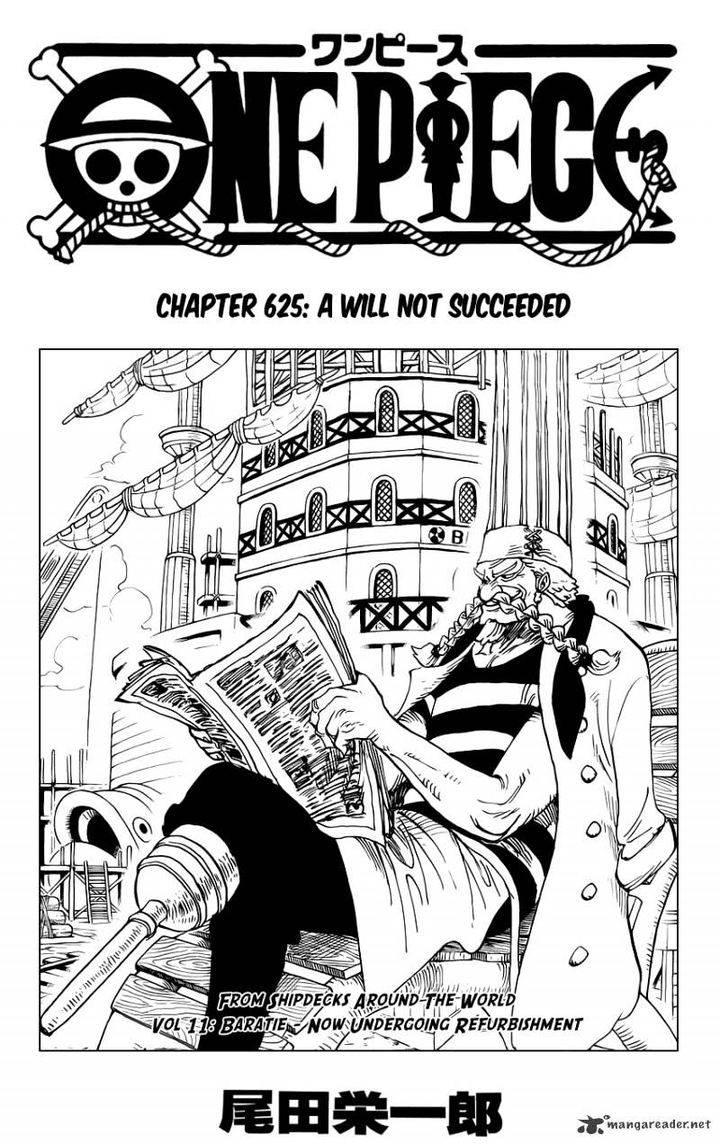One Piece, chapter 625 image 01