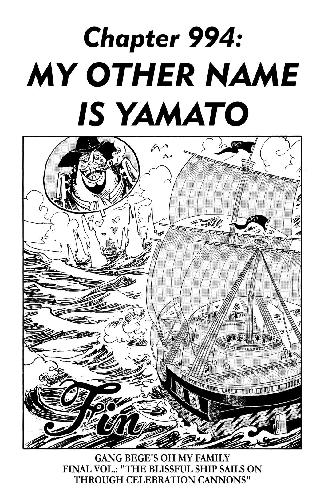 One Piece, Chapter 994 image 01