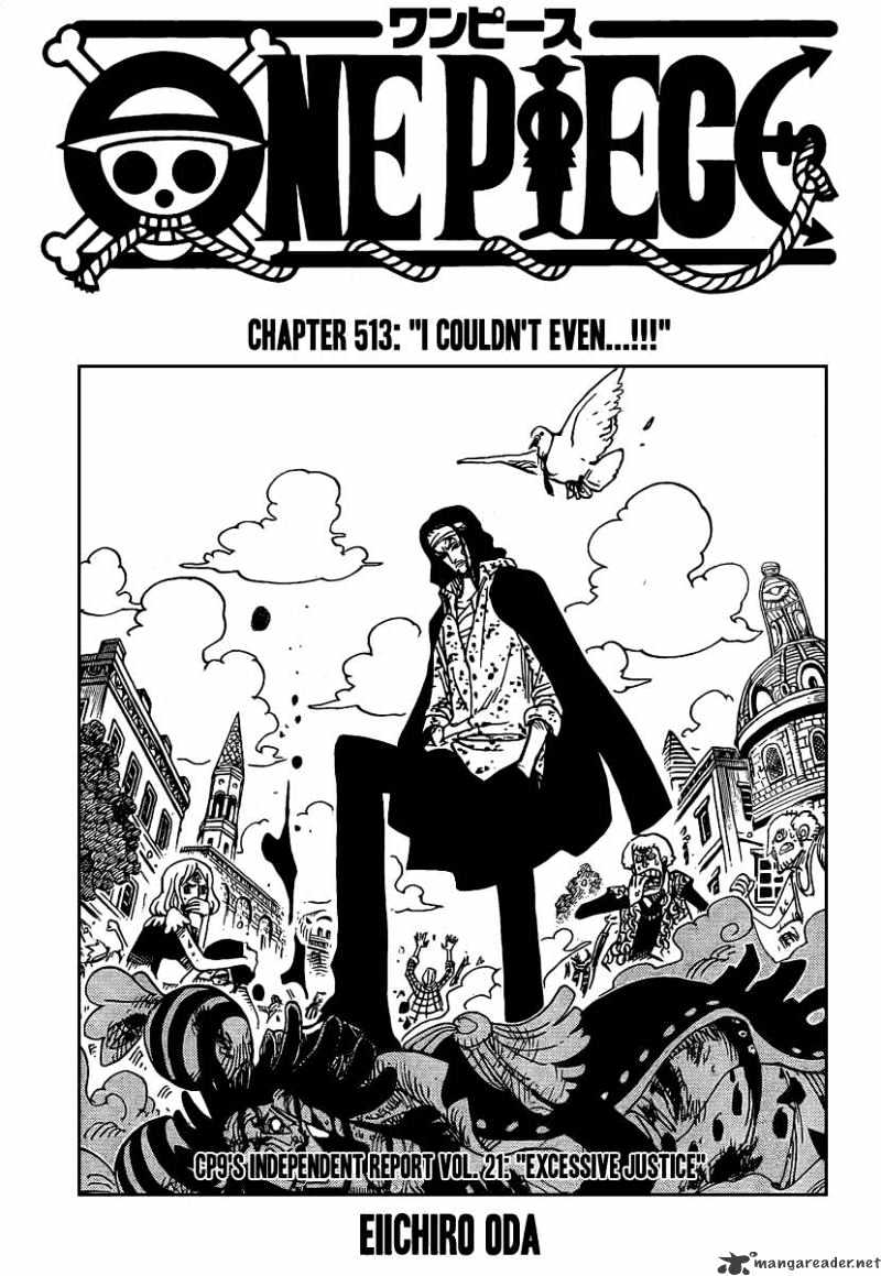 One Piece, chapter 513 image 01