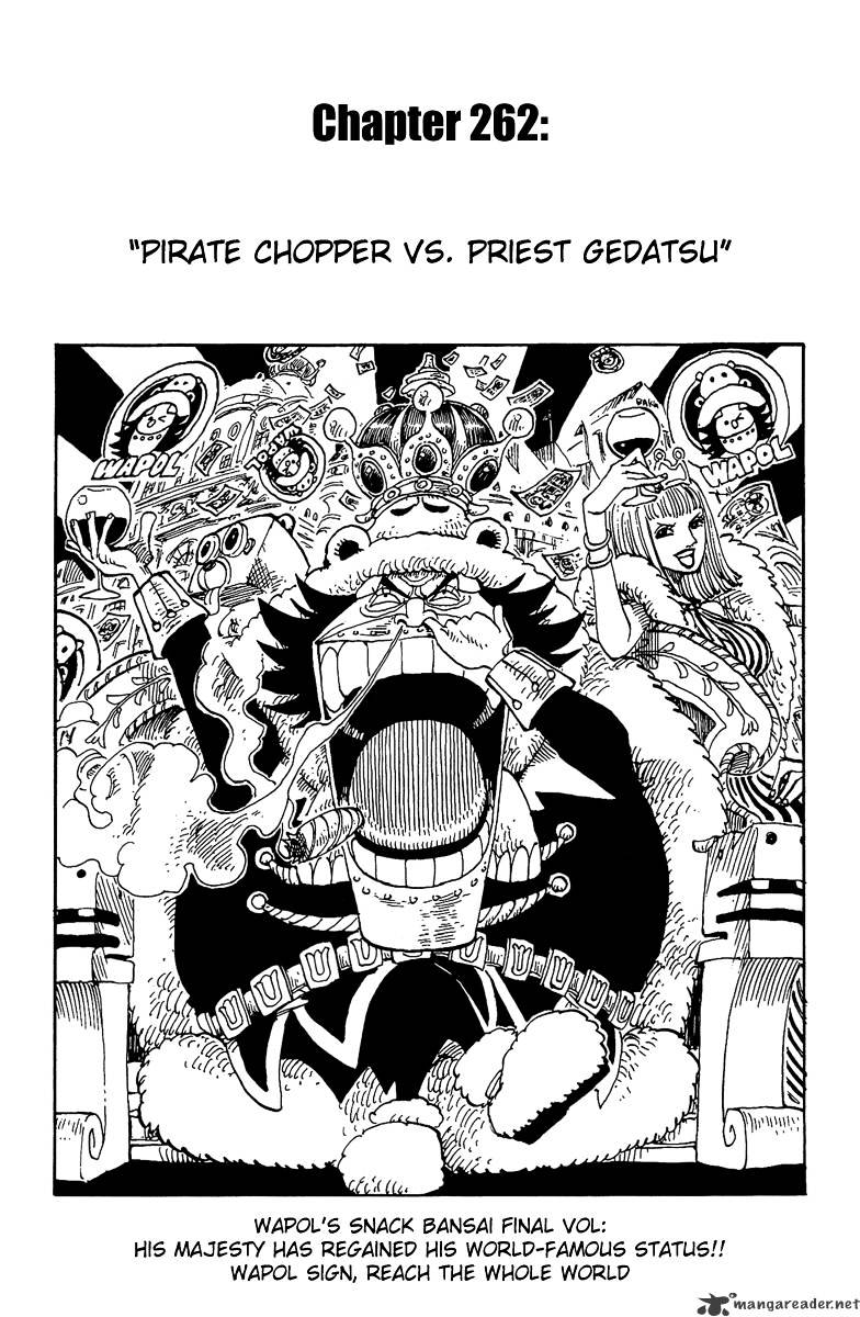 One Piece, chapter 262 image 01