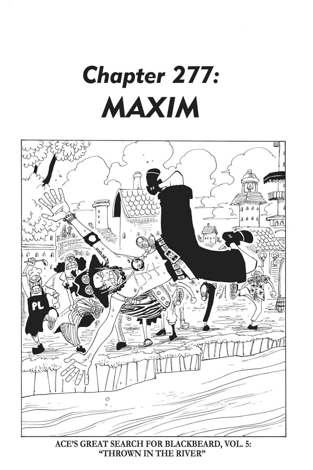 One Piece, Chapter 277 image 01