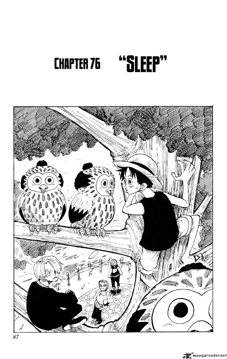 One Piece, chapter 76 image 01