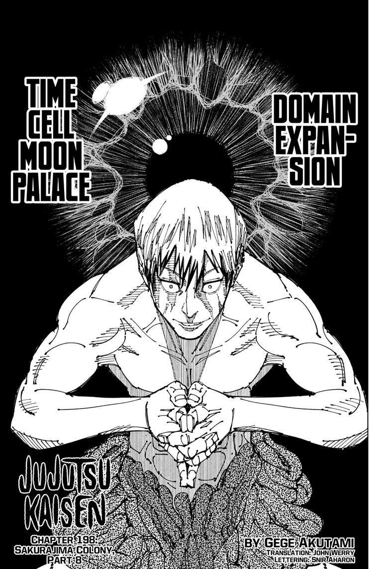 Jujutsu Kaisen,  Chapter 198 image 01