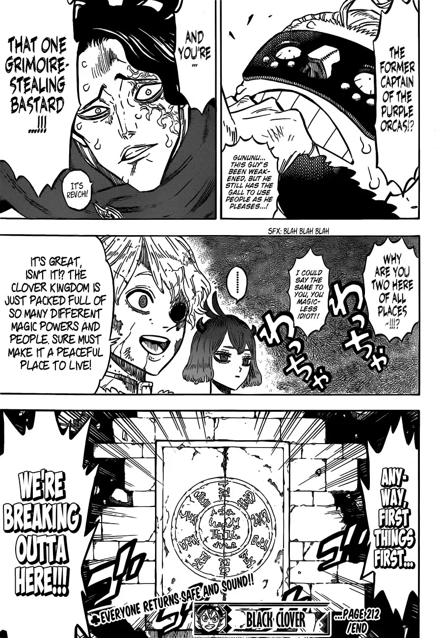 Black Clover, Chapter 212 At Fate