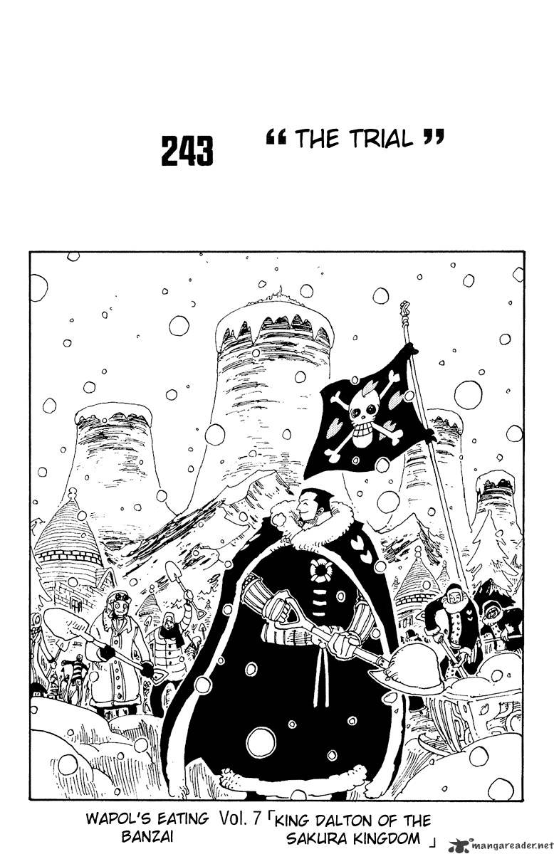 One Piece, chapter 243 image 01