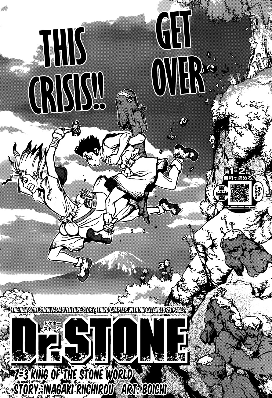 Dr.Stone, Chapter 3  King of the Stone World image 09