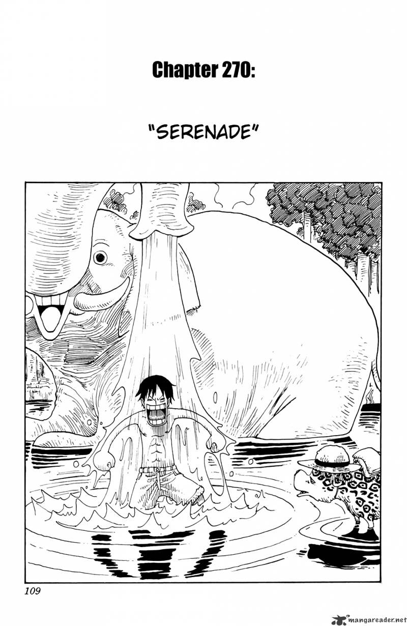 One Piece, chapter 270 image 01