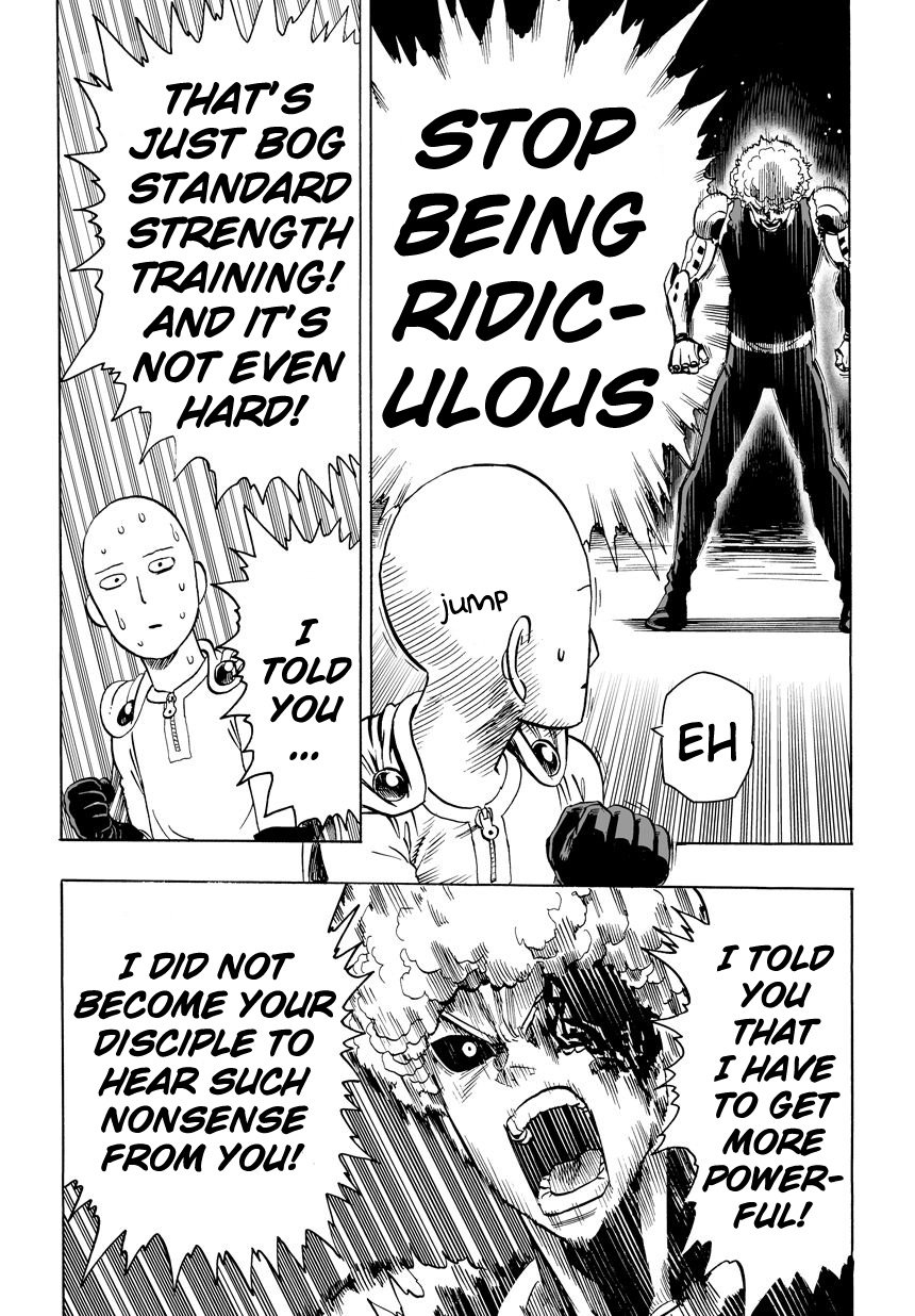One Punch Man, Chapter 11 - The Secret to Strength image 11