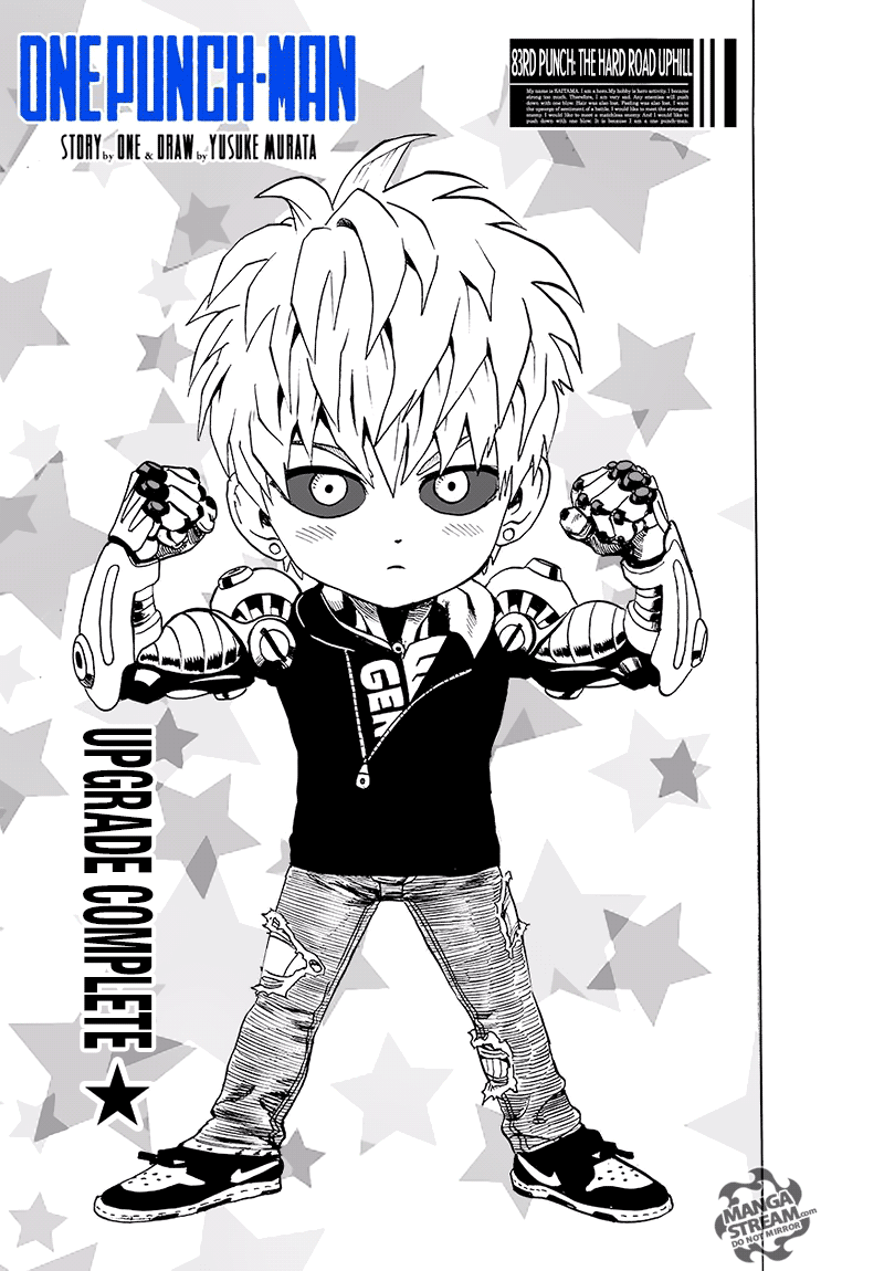 One Punch Man, Chapter 83 - The Hard Road Uphill image 01