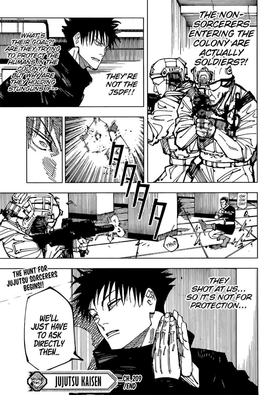 Jujutsu Kaisen, Chapter 209 Offering To The Unknown image 20