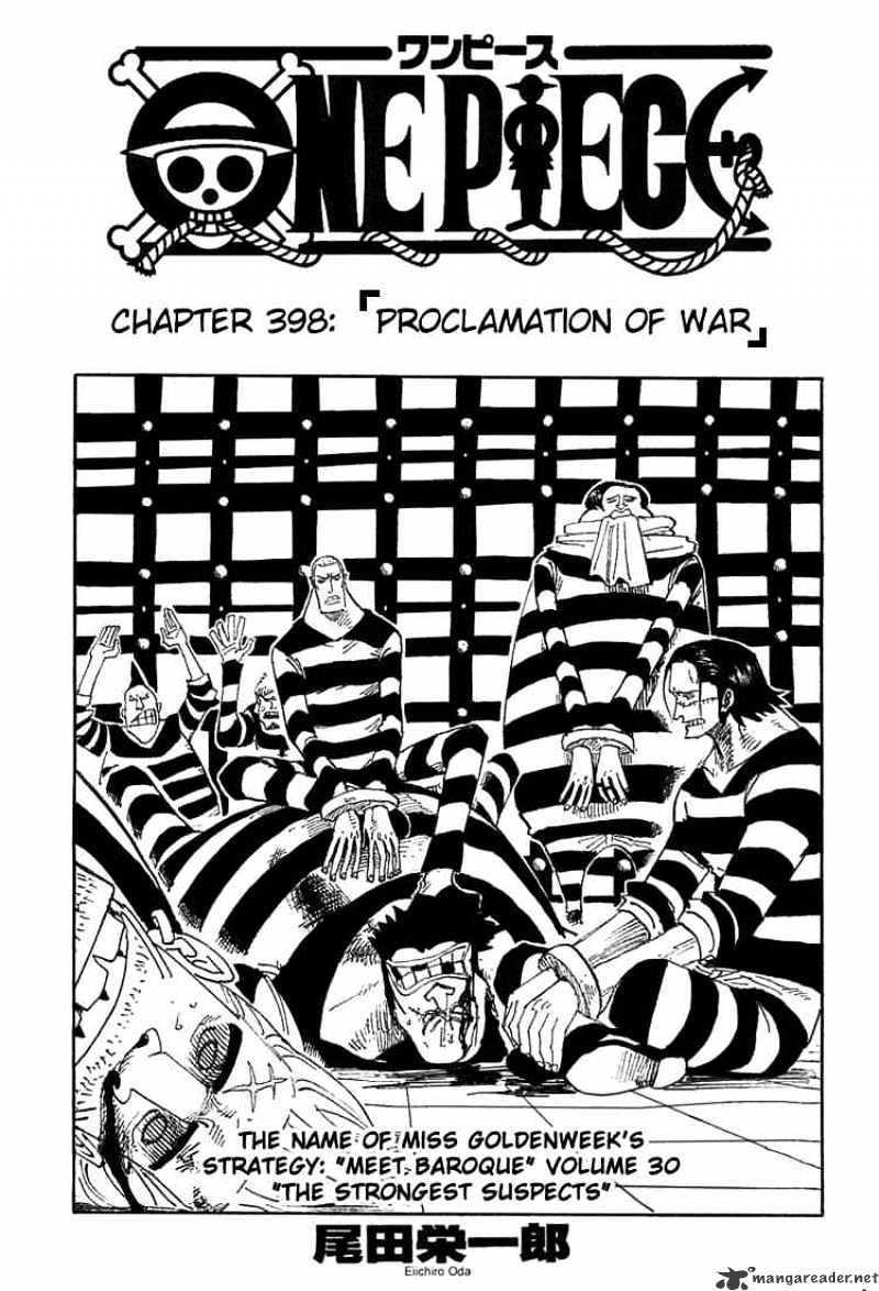 One Piece, chapter 398 image 01