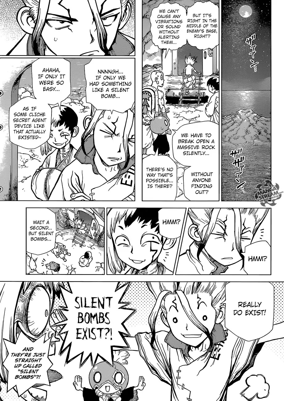 Dr.Stone, Chapter 114 As Science Silently Bores through Stone image 07