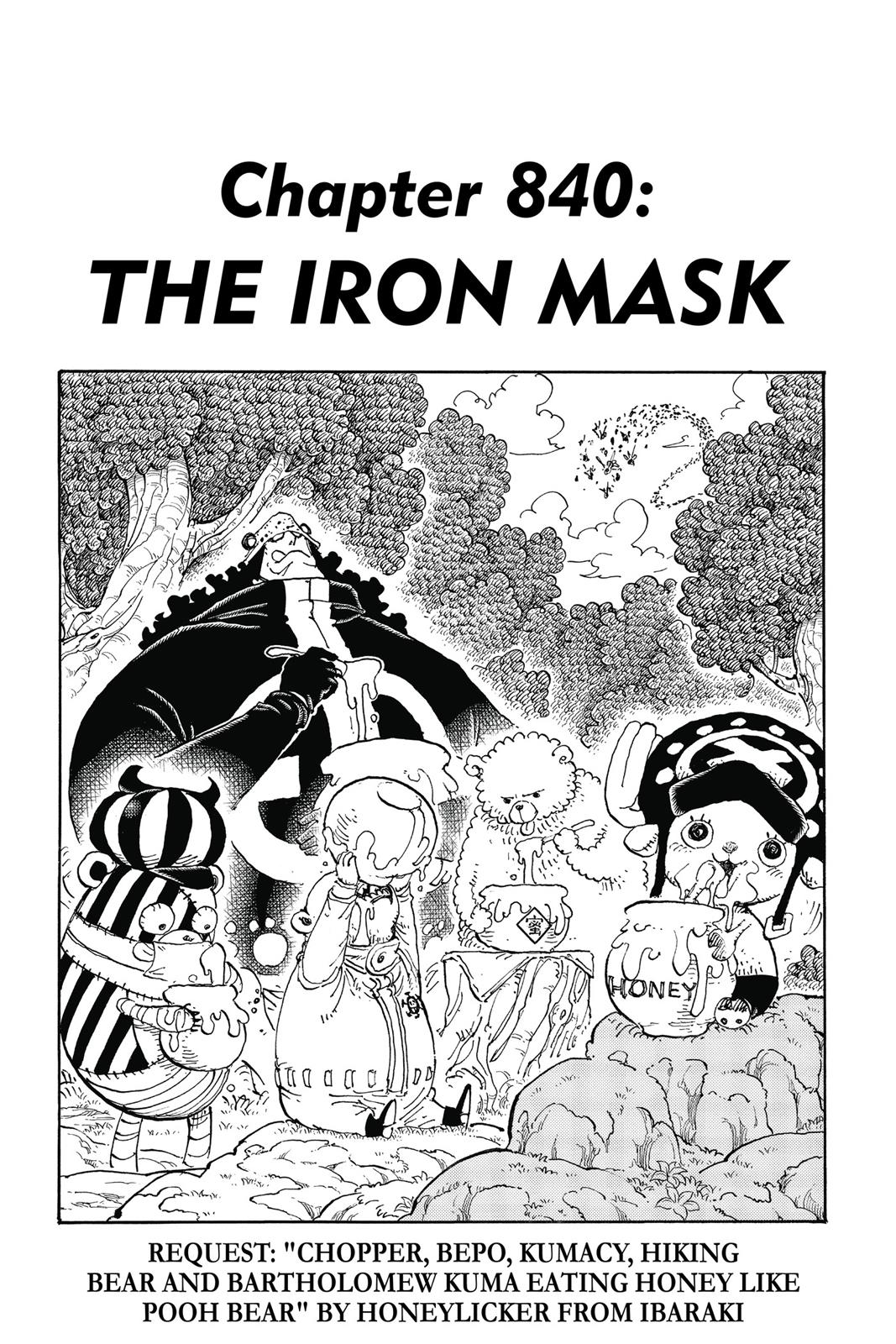 One Piece, Chapter 840 image 01