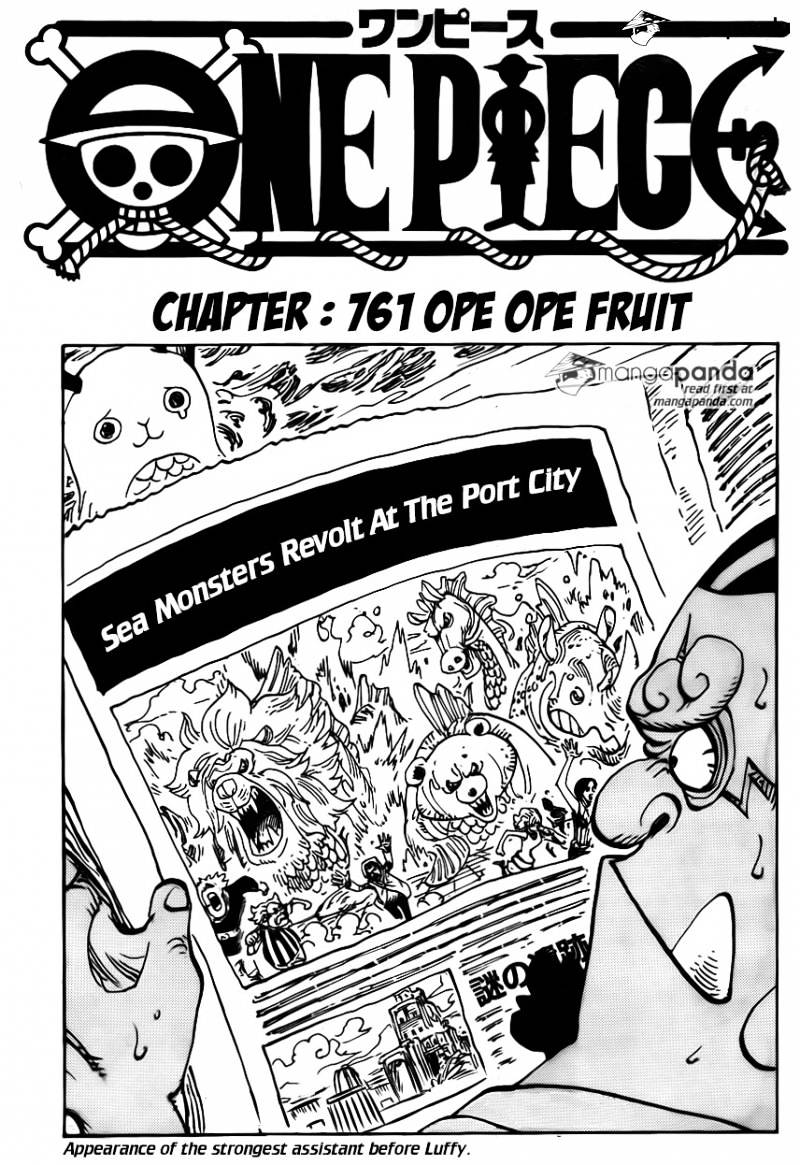 One Piece, chapter 761 image 01